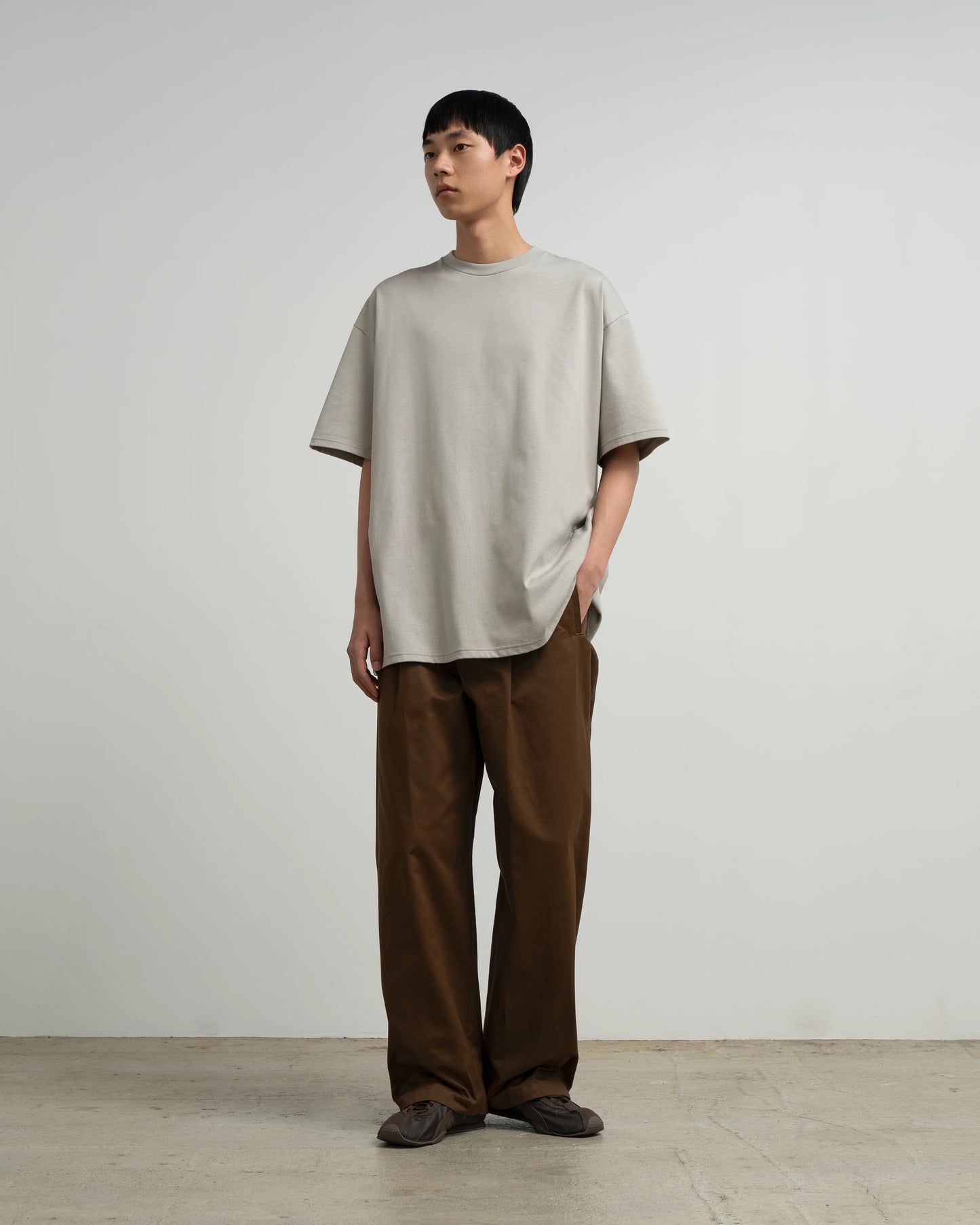 Graphpaper 26AW Tri Spun Cotton S/S Oversized Tee
