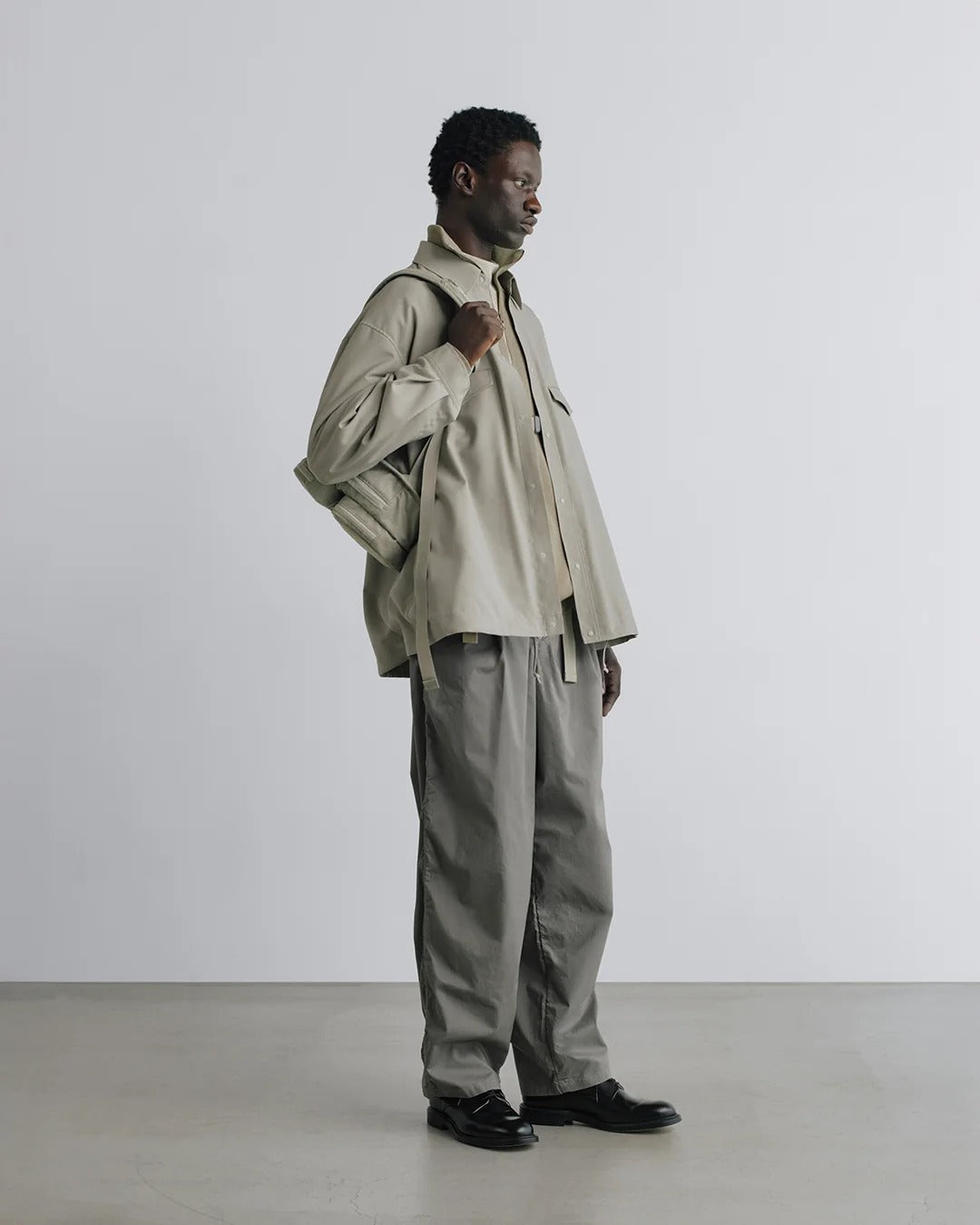 Graphpaper 26AW Garment Dyed Typewriter Oversized Slacks