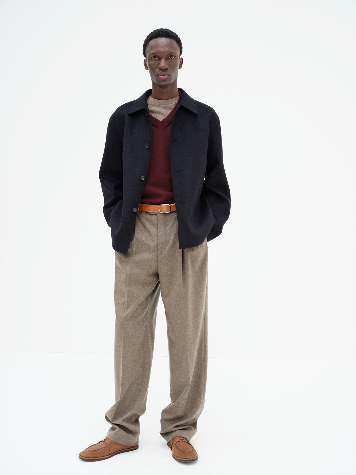 AURALEE 26AW SUPER FINE WOOL MELTON HAND SEWN BLOUSON