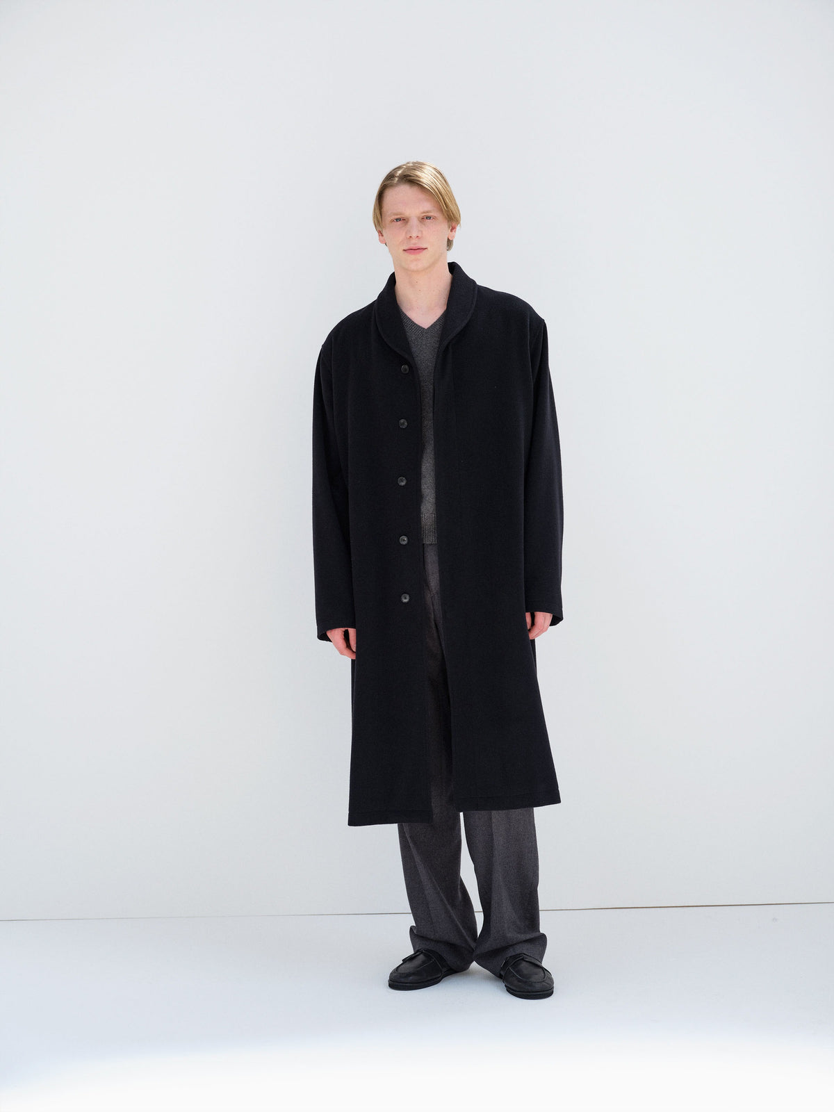 AURALEE 26AW SUPER FINE WOOL MOSSER SHAWL COLLAR COAT