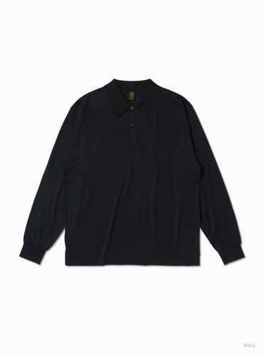 BATONER 26AW WOOL POLO LONG SLEEVE T-SHIRT