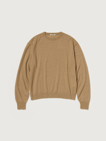 AURALEE 26AW HIGH GAUGE SOFT CASHMERE KNIT P/O
