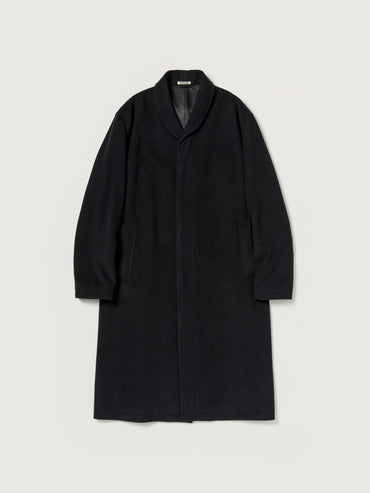 AURALEE 26AW SUPER FINE WOOL MOSSER SHAWL COLLAR COAT