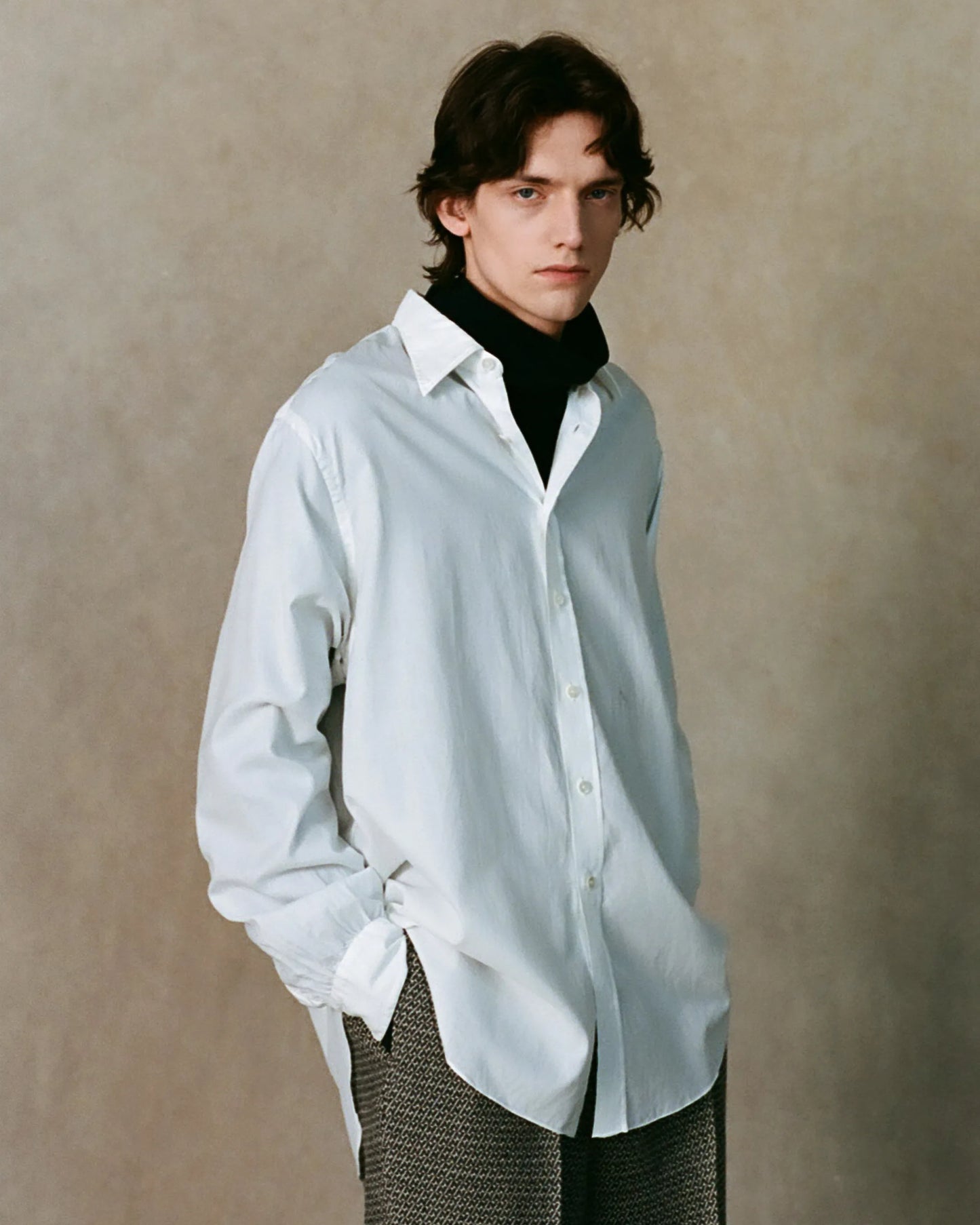 NICENESS 25AW MANSELL / 160/2 Broad Regular Collar Dress Shirt