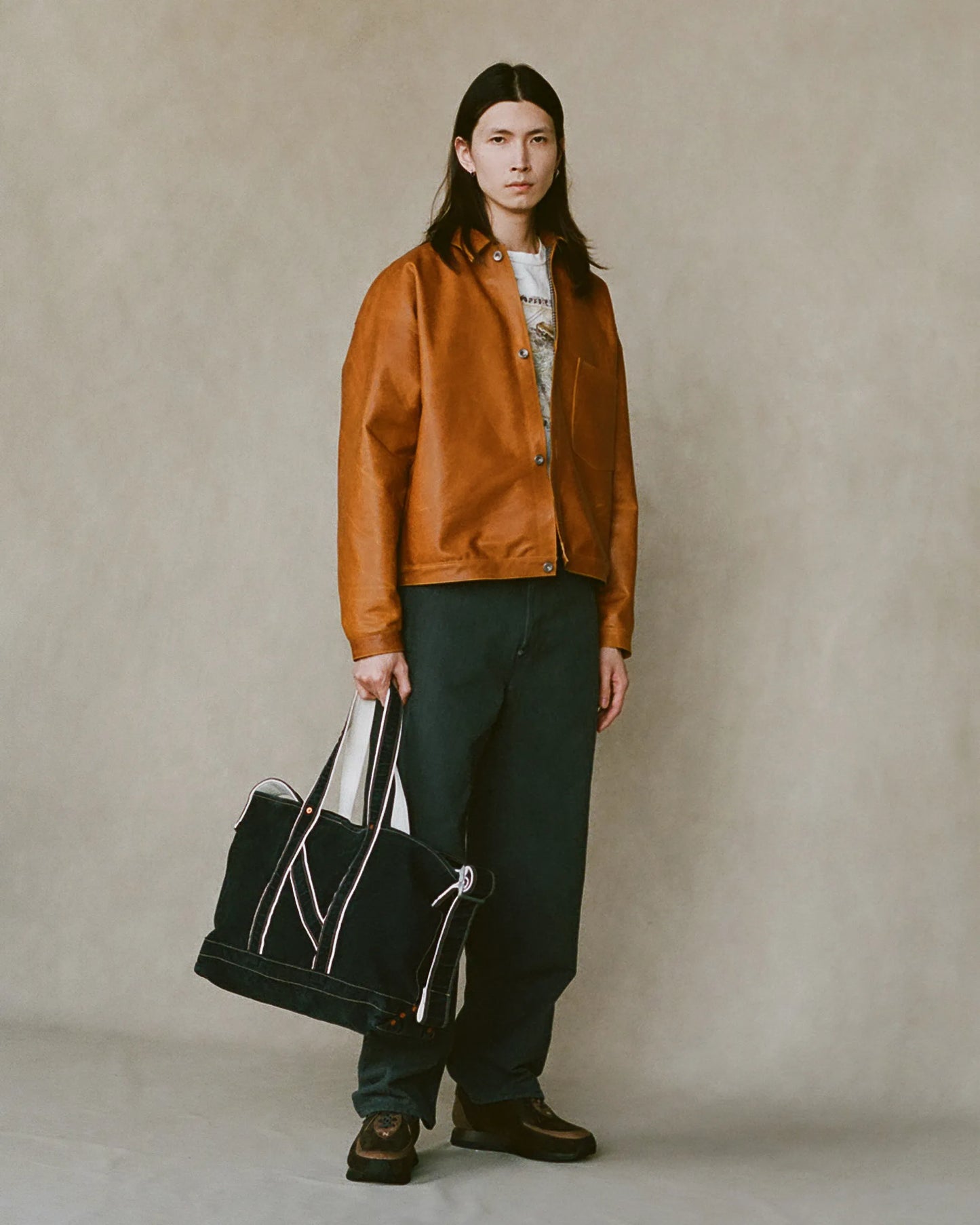 NICENESS 25AW L.LESH / Canvas Shoulder Strap Bag