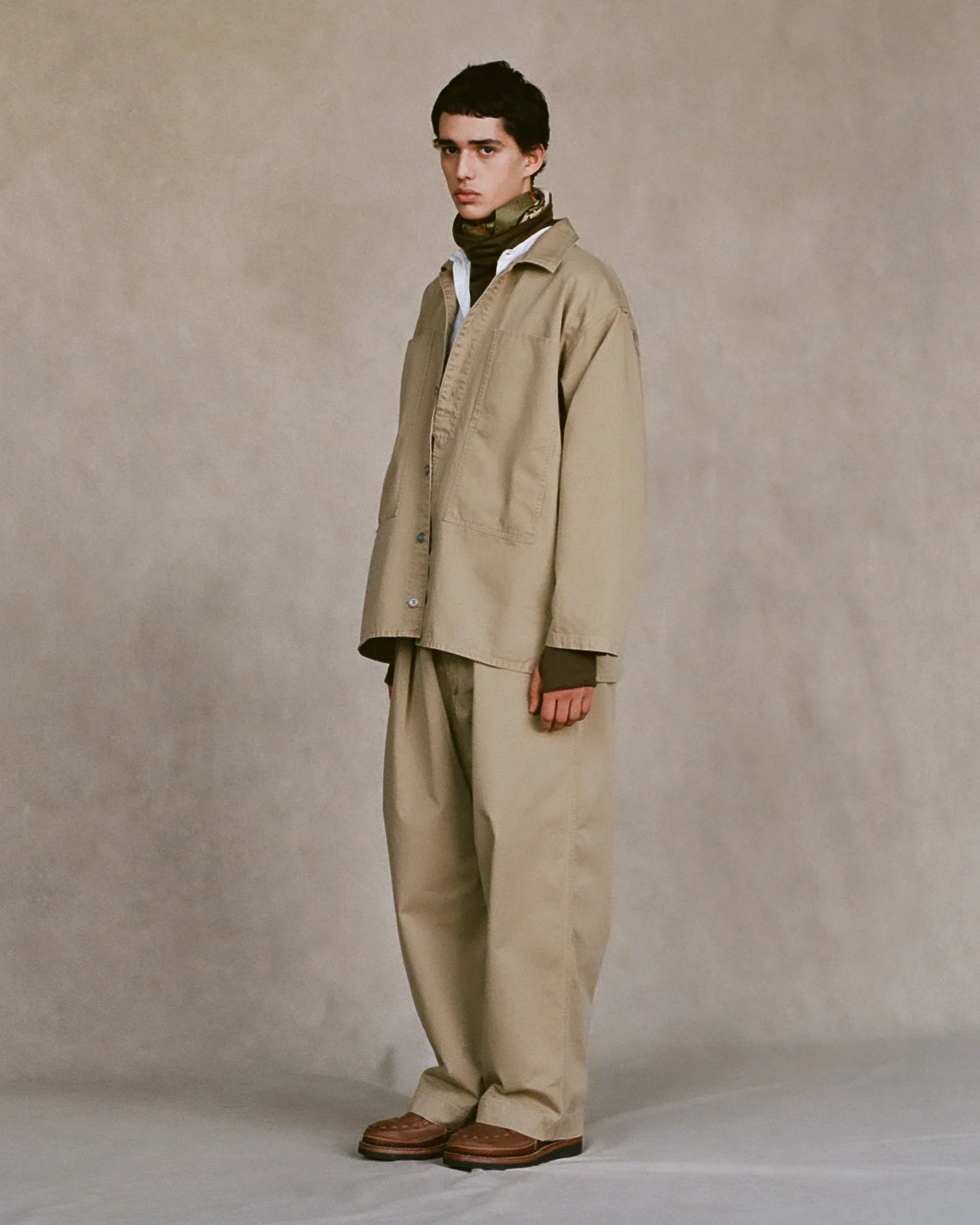 NICENESS 25AW C.COXON / Distressed Chino Jacket