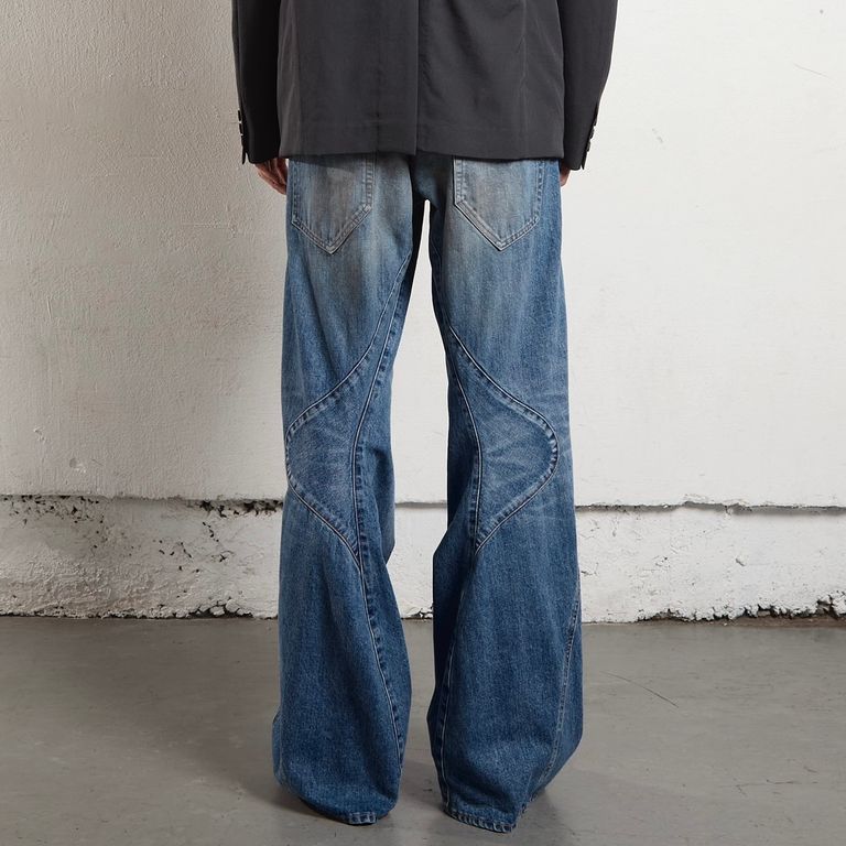 NVRFRGT 25SS 3D Twisted Jeans 2.0
