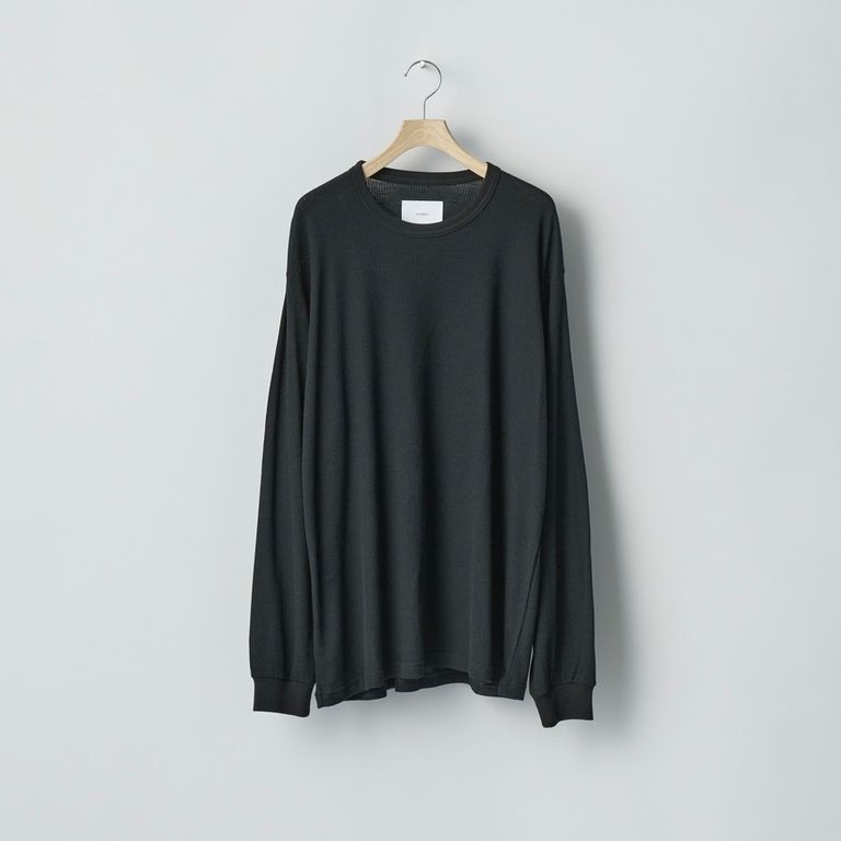 ssstein 25AW Fine Wool Oversized Long Sleeve Tee
