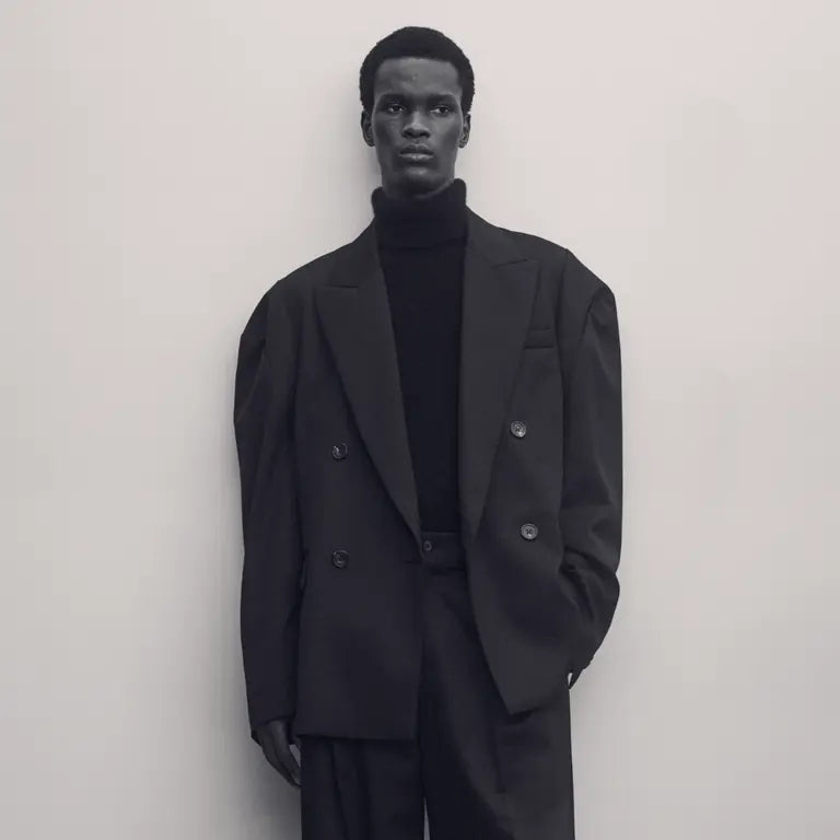 ssstein 25AW Deformed Shoulder Double Breasted Jacket
