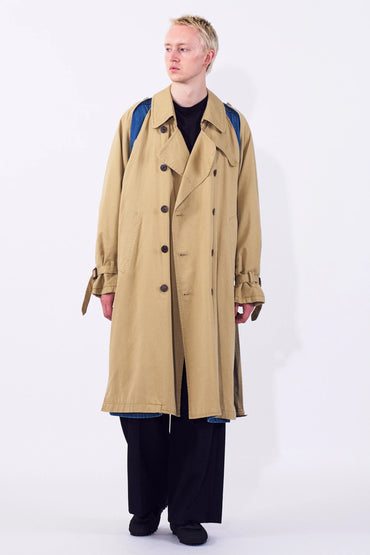 YOKE 26SS Connected Trench&Denim Coat