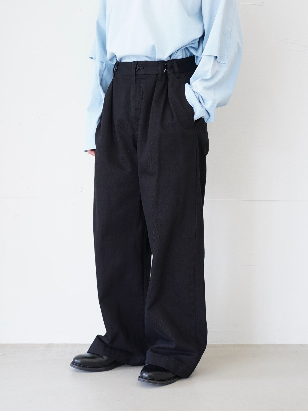 DAIRIKU 25AW "Cooper" Adjuster Wide Chino Pants