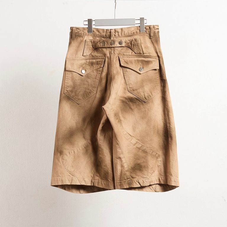 NVRFRGT 25SS 3D Twisted Jorts