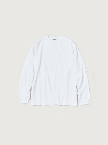AURALEE 26AW LUSTER PLAITING L/S TEE