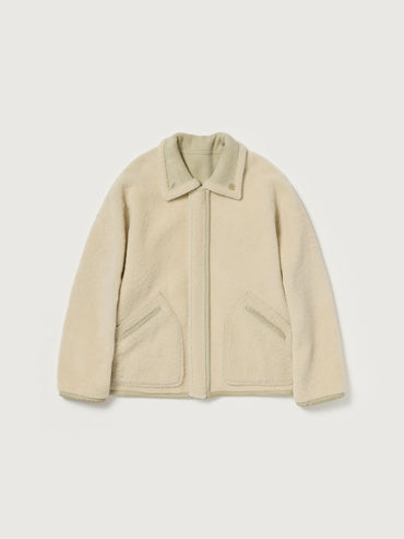 AURALEE 26AW MERINO MOUTON ZIP BLOUSON