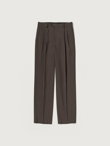 AURALEE 26AW LIGHT WOOL MAX GABARDINE TWO-TUCK SLACKS