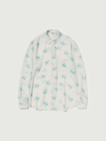 AURALEE 26AW PRINTED AIRY SILK GEORGETTE SHIRT
