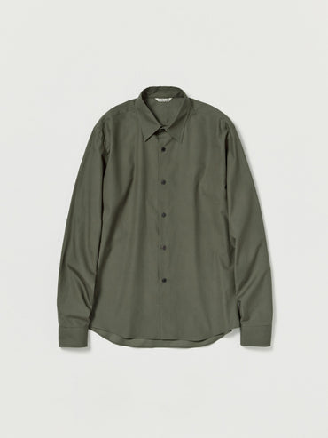 AURALEE 26AW WASHED FINX TWILL SLIM SHIRT