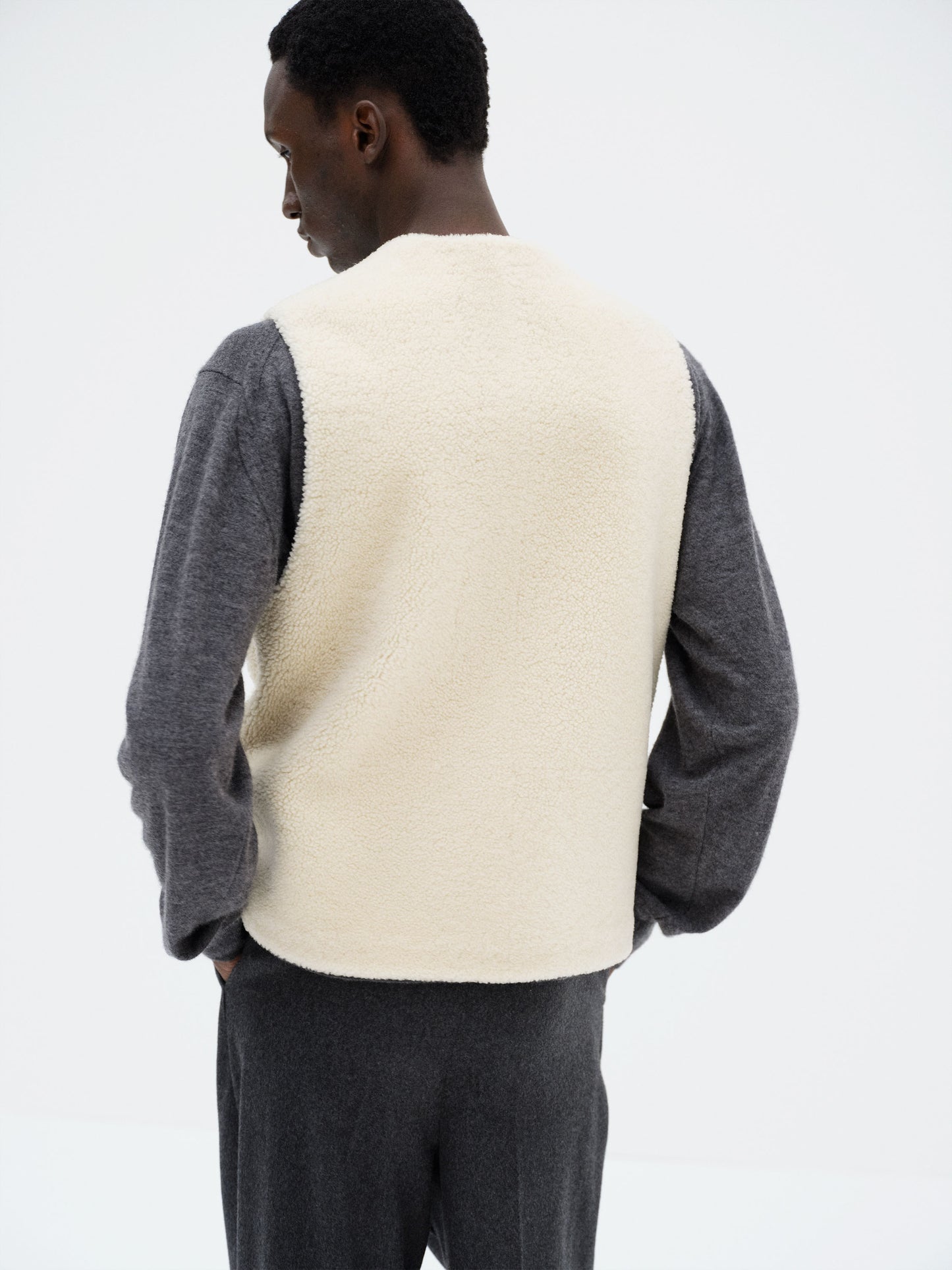 AURALEE 26AW MERINO MOUTON VEST