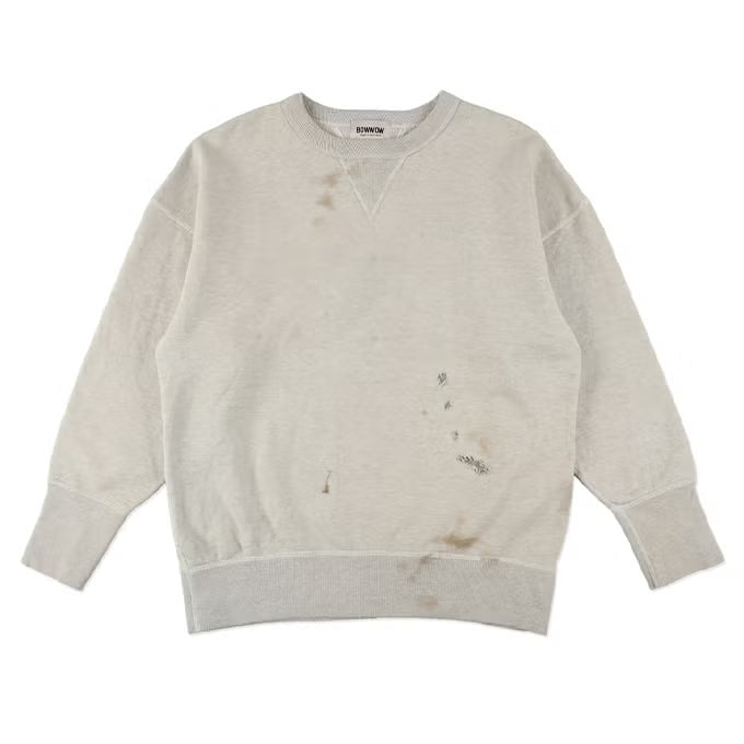 BOWWOW 26AW REPAIRED DOUBLE V SWEATSHIRT