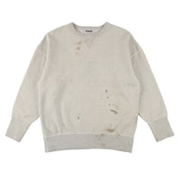 BOWWOW 26AW REPAIRED DOUBLE V SWEATSHIRT
