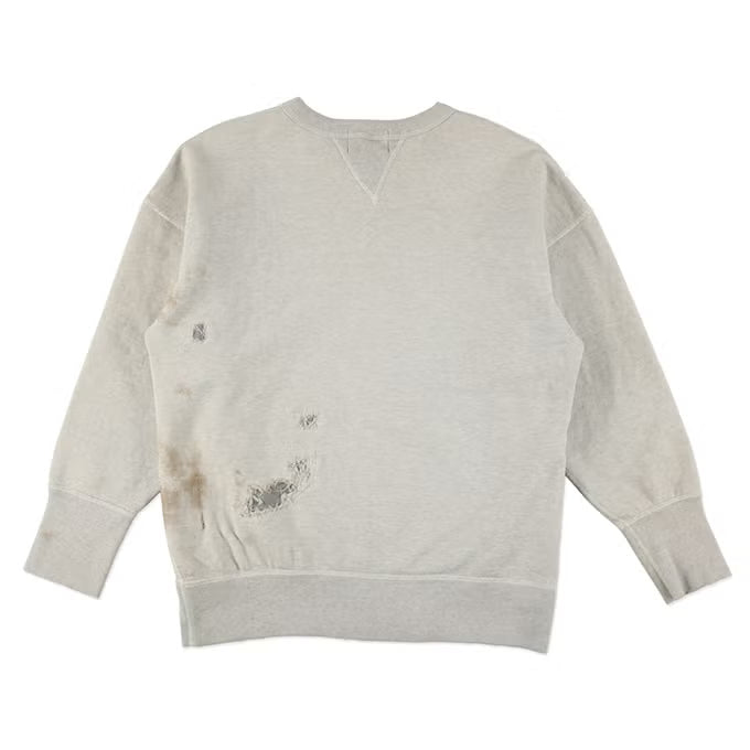 BOWWOW 26AW REPAIRED DOUBLE V SWEATSHIRT