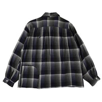 BOWWOW 26AW CHECK RAYON SHIRT