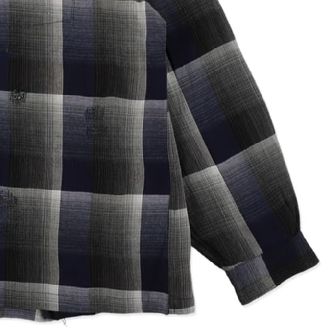 BOWWOW 26AW CHECK RAYON SHIRT