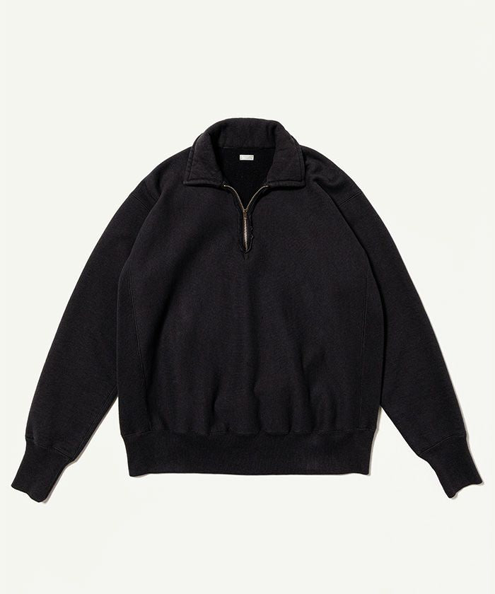 A.PRESSE 23AW Vintage Half Zip Sweatshirt