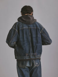 New Manual 26SS #001 T-BACK DENIM JACKET