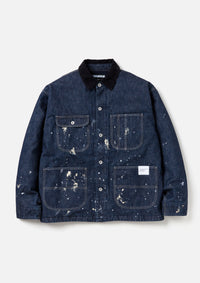 NEIGHBORHOOD 24AW CORDUROY COLLAR WASHED COVERALL JACKET