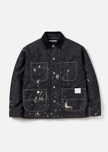 NEIGHBORHOOD 24AW CORDUROY COLLAR WASHED COVERALL JACKET