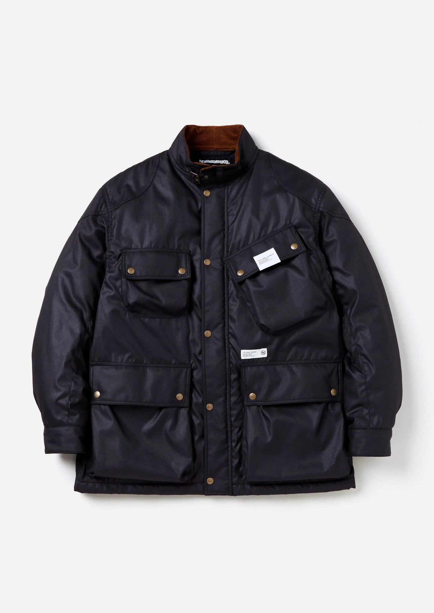 NEIGHBORHOOD 24AW STAND COLLAR MOTORCYCLE JACKET