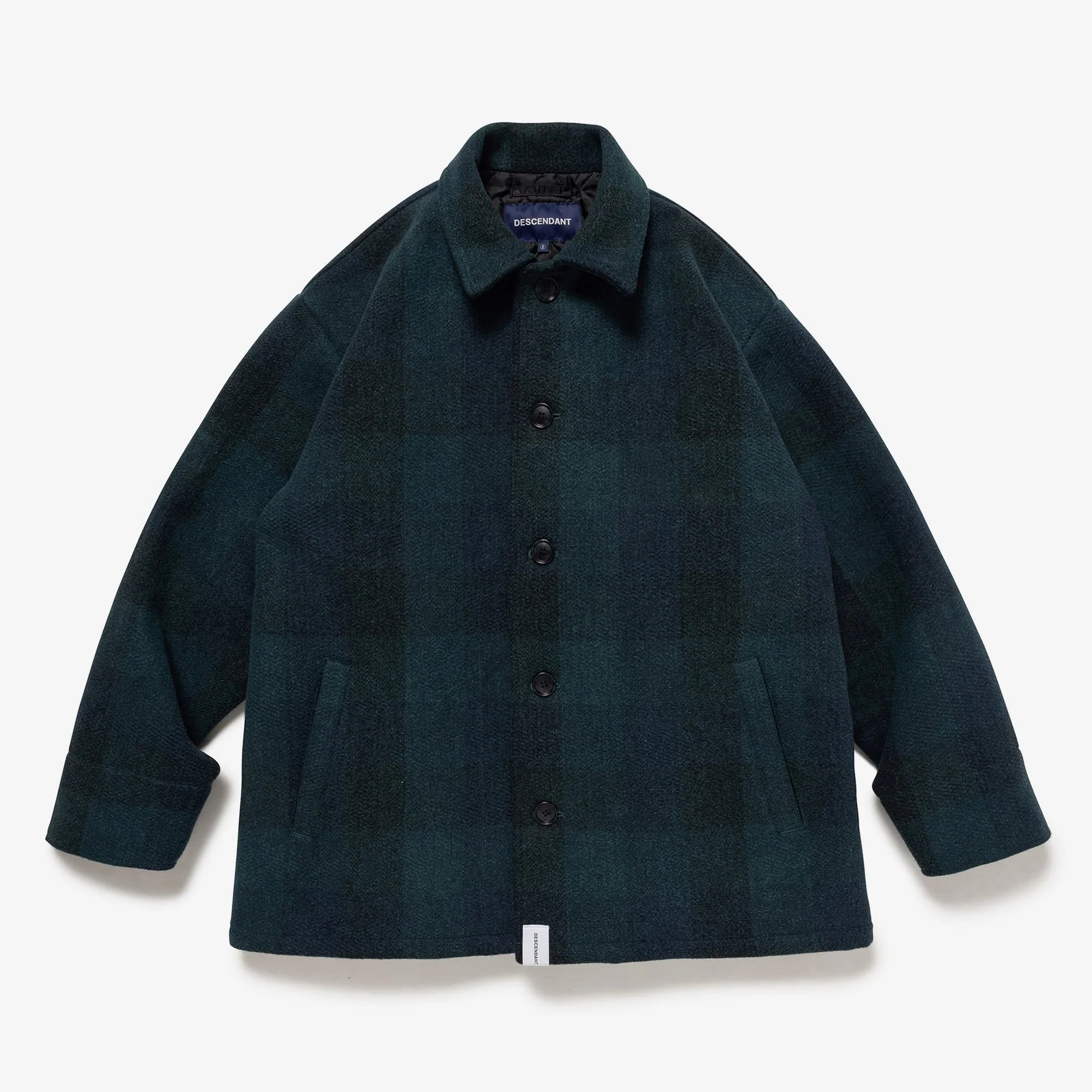 DESCENDANT 24AW CLAIRTON PLAID JACKET