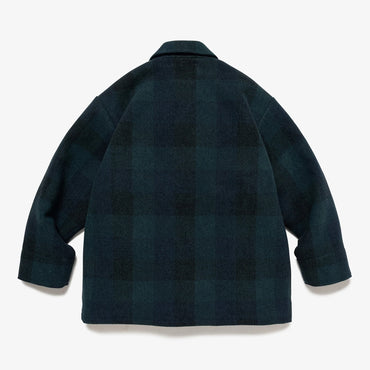 DESCENDANT 24AW CLAIRTON PLAID JACKET