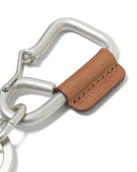 Hobo 24AW CARABINER KEY RING S with COW LEATHER