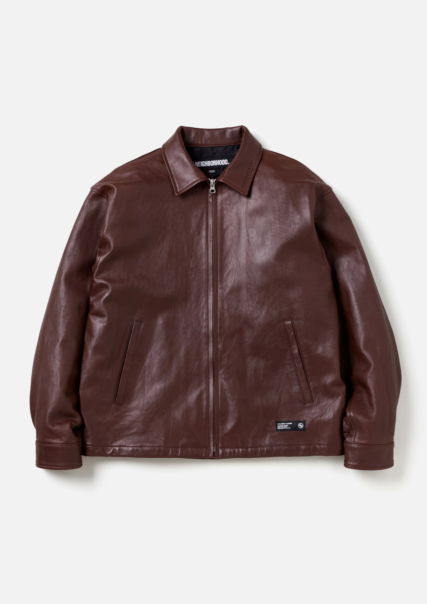 NEIGHBORHOOD 24AW LEATHER ZIP WORK JACKET