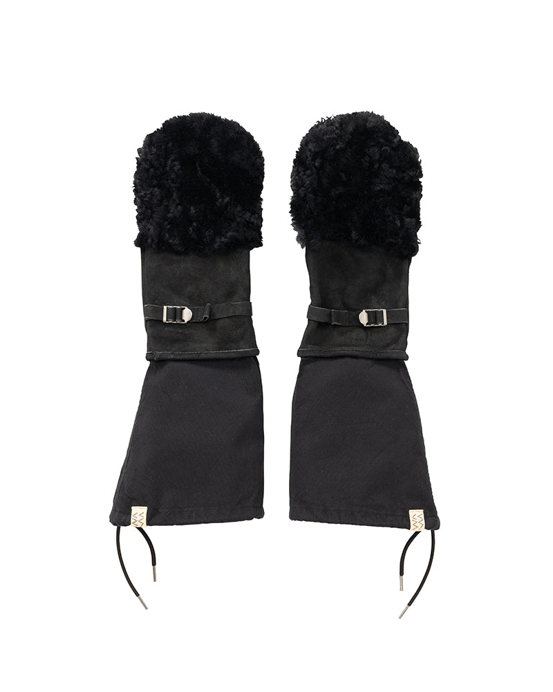 visvim 24AW MUSHER SUEDE MITTENS