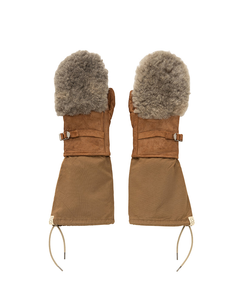 visvim 24AW MUSHER SUEDE MITTENS