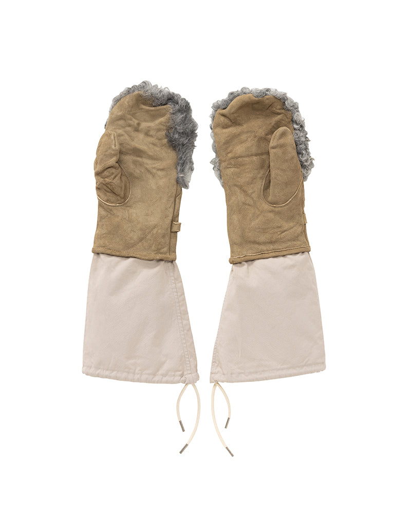 visvim 24AW MUSHER SUEDE MITTENS