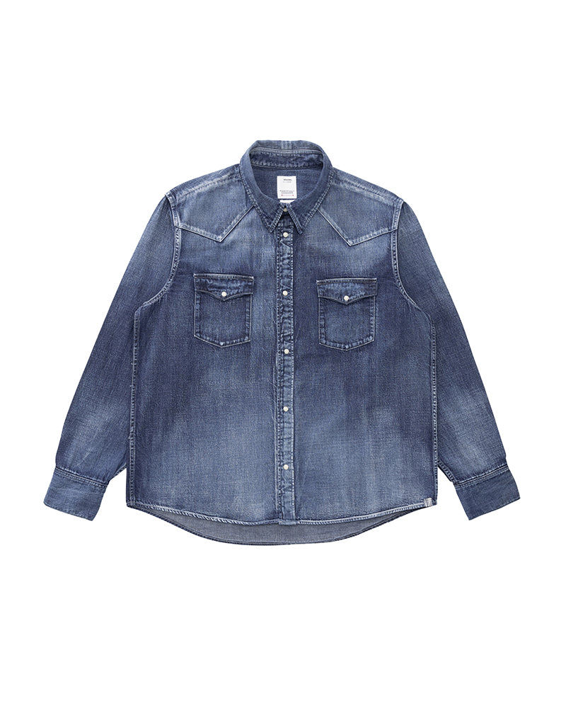 visvim 24AW SOCIAL SCULPTURE SHIRT DMGD