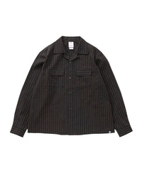 visvim 25AW KEESEY SHIRT STRIPES L/S