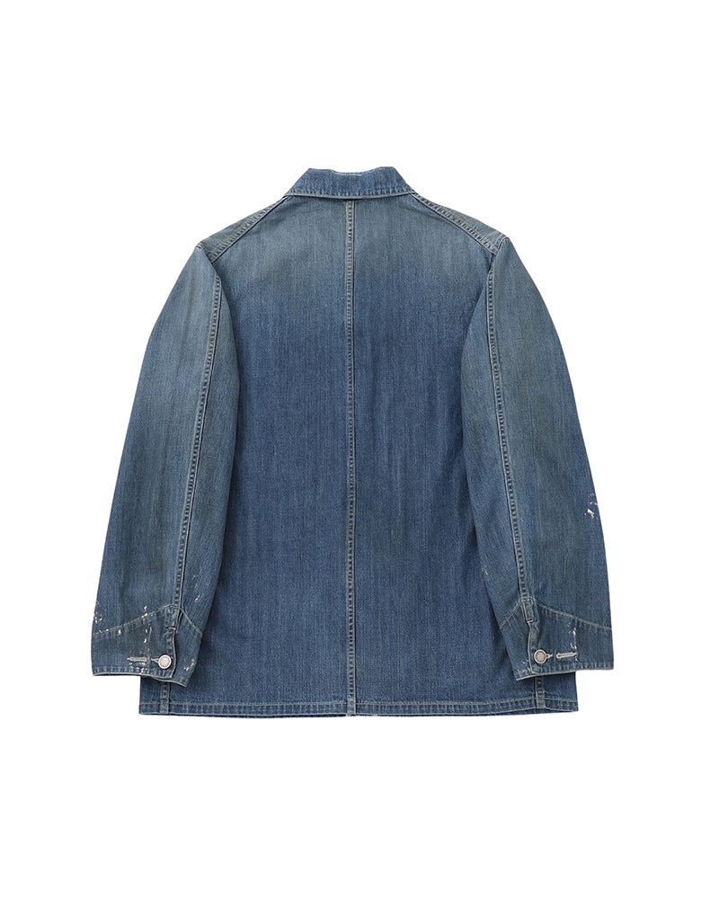 VISVIM MOTORS CLUB / SS COVERALL JKT DMGD
