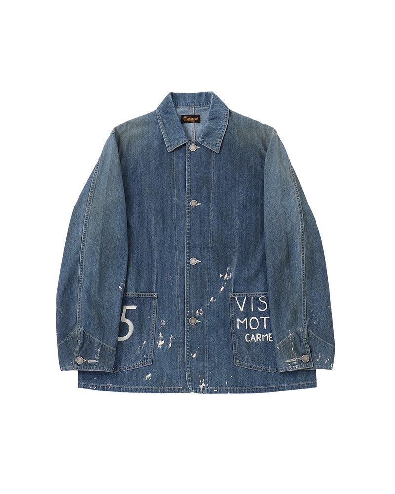 VISVIM MOTORS CLUB / SS COVERALL JKT DMGD