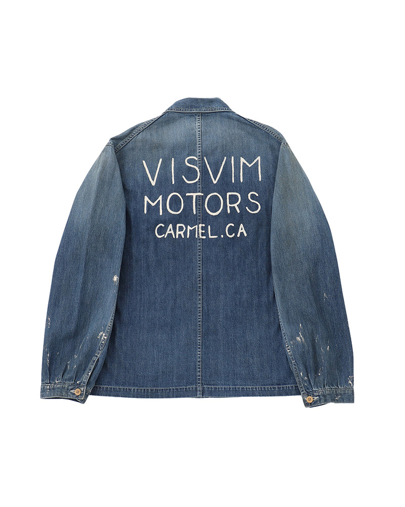 VISVIM MOTORS CLUB / SS TRAVAIL COVERALL DMGD