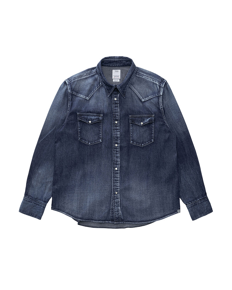 visvim 26SS SOCIAL SCULPTURE SHIRT DMGD