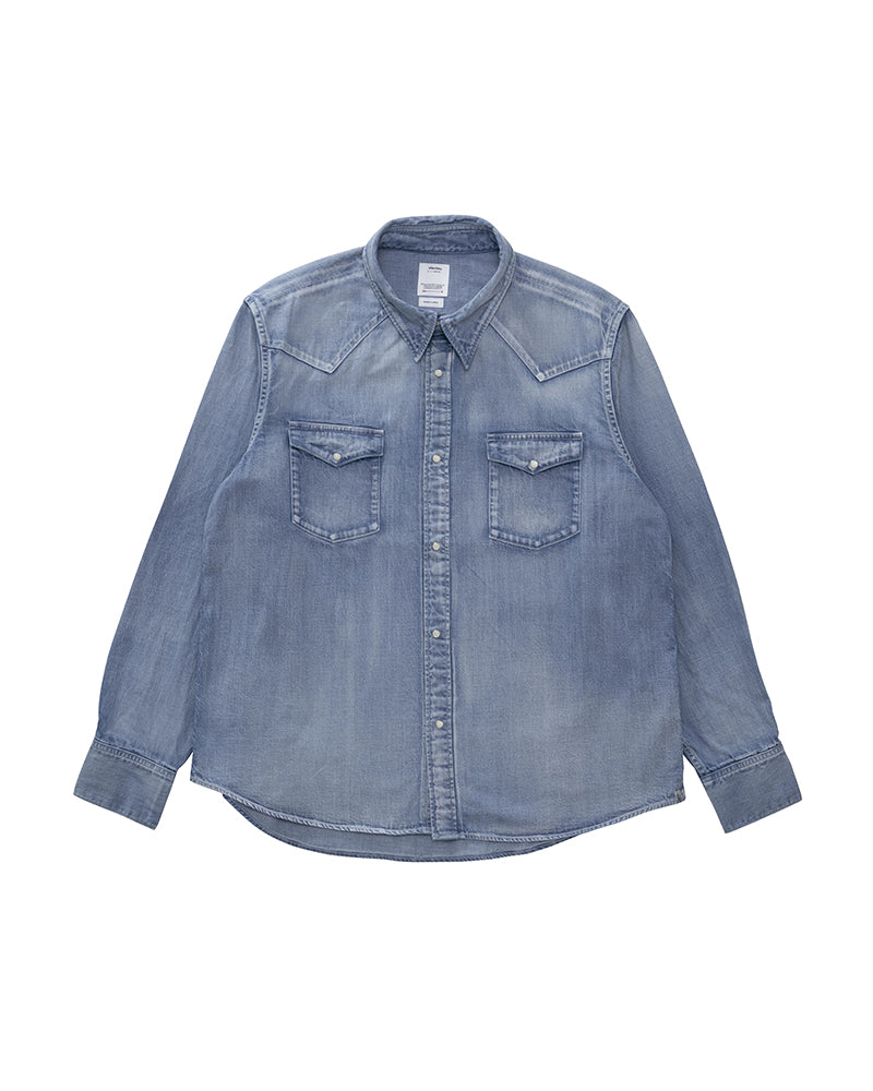 visvim 26SS SOCIAL SCULPTURE SHIRT DMGD