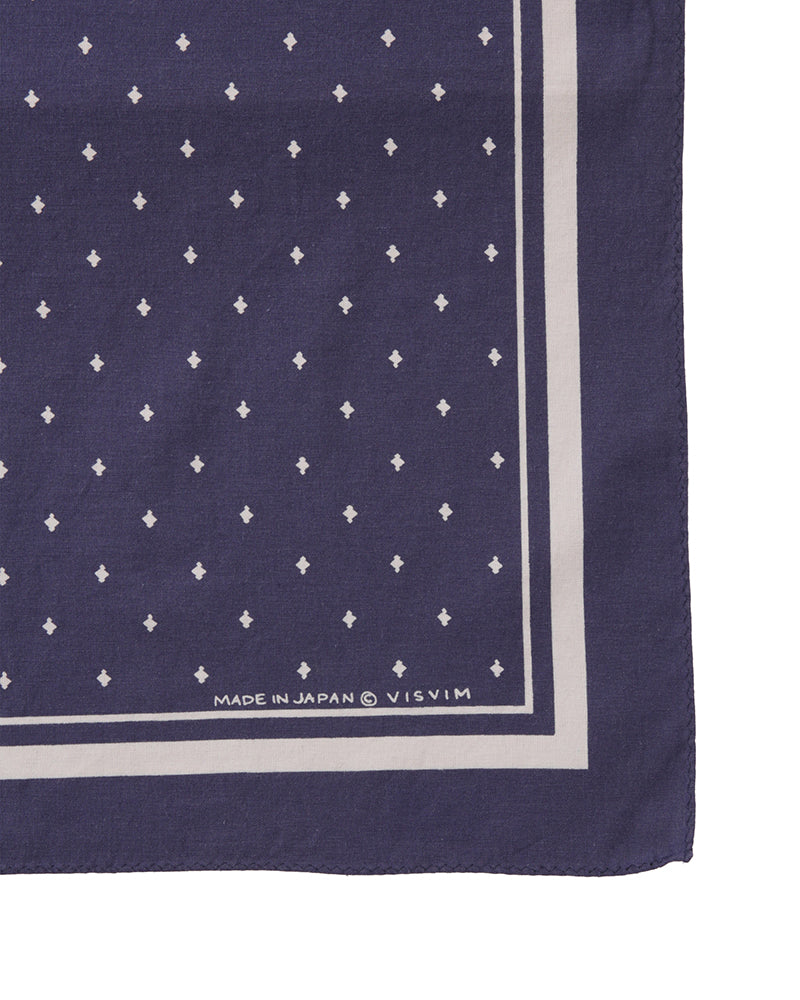 visvim 26SS SPOT BANDANA (C/SI CHAMBRAY) DMGD