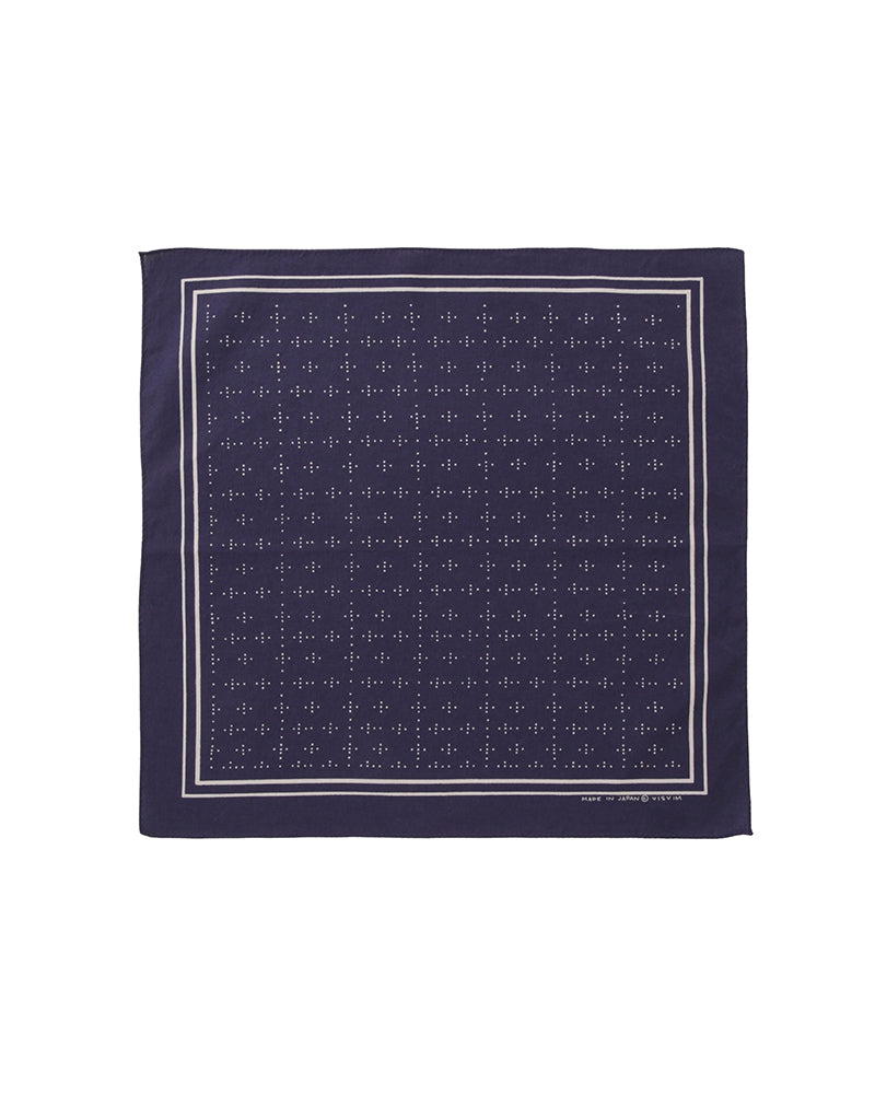 visvim 26SS SPOT BANDANA (C/SI CHAMBRAY) DMGD