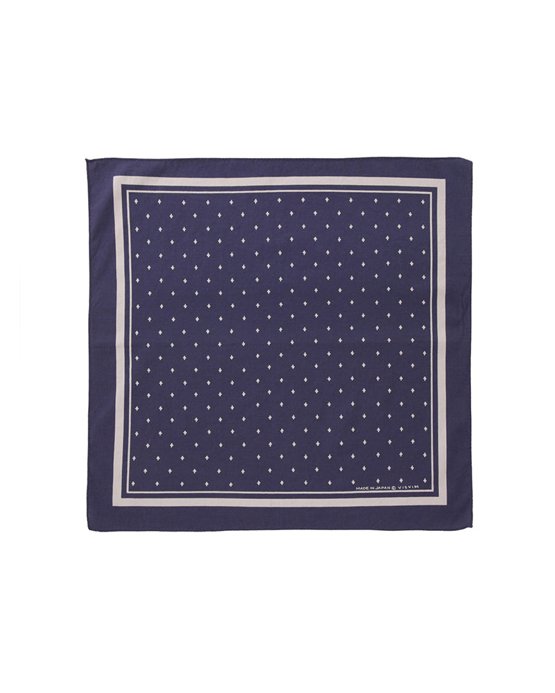 visvim 26SS SPOT BANDANA (C/SI CHAMBRAY) DMGD