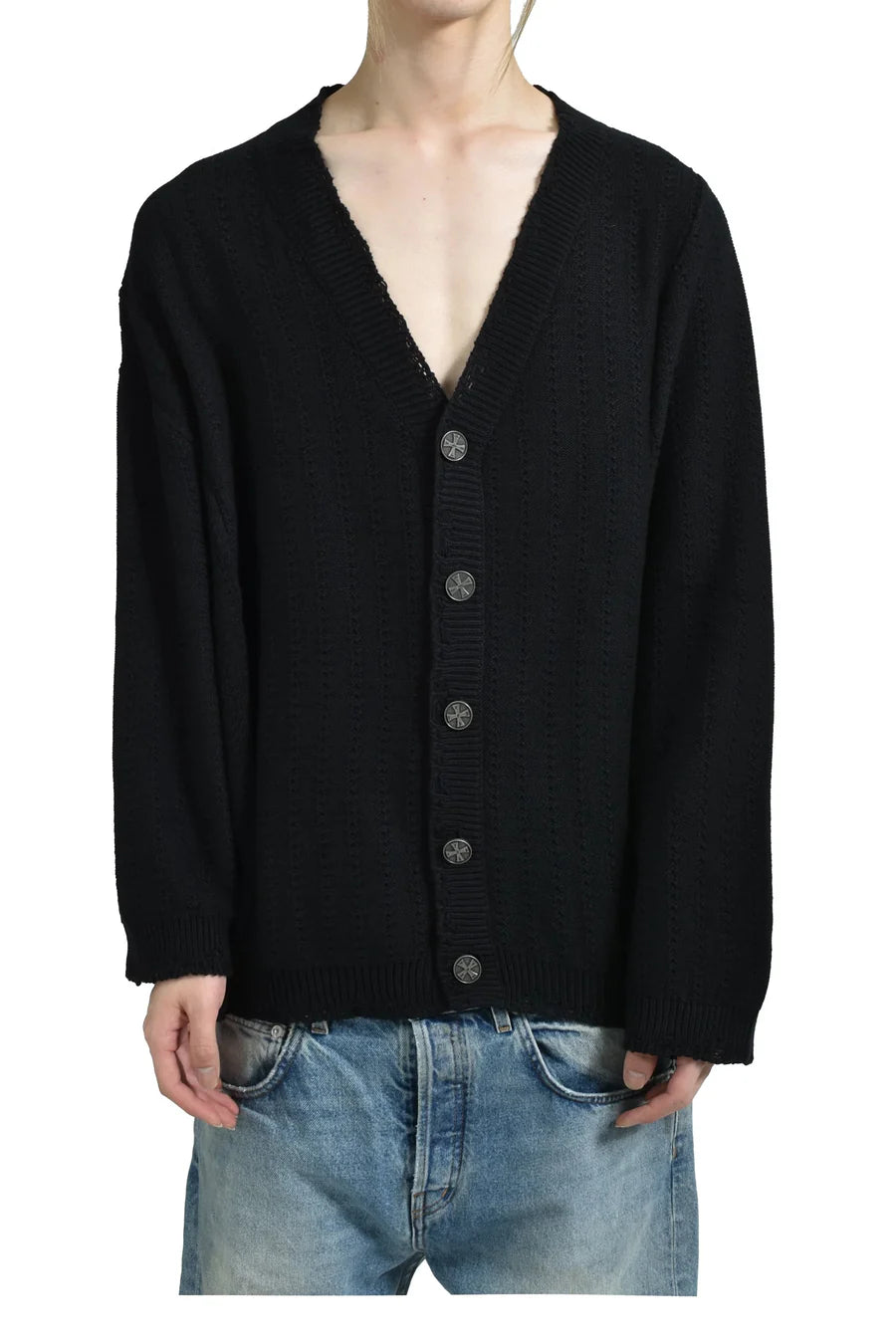ENFANTS RICHES DÉPRIMÉS / ASYMMETRICAL CARDIGAN